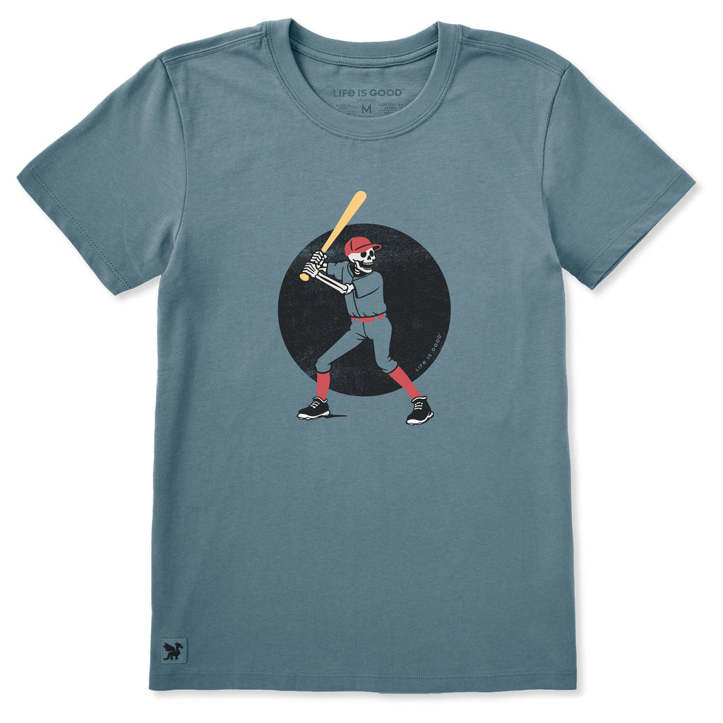 Women's Baseball Skeleton Short Sleeve Crusher Tee product image 1