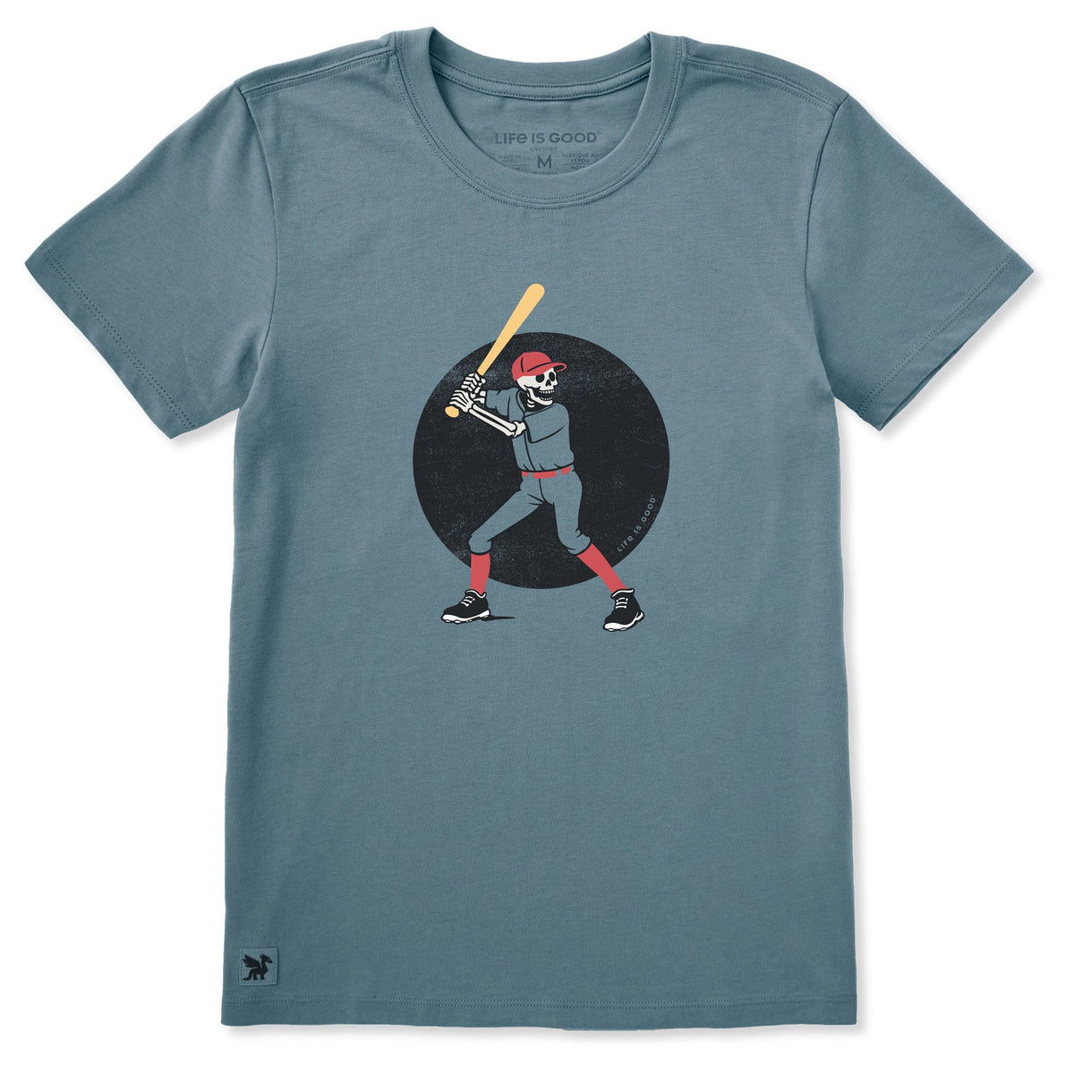 Women's Baseball Skeleton Short Sleeve Crusher Tee product image 1
