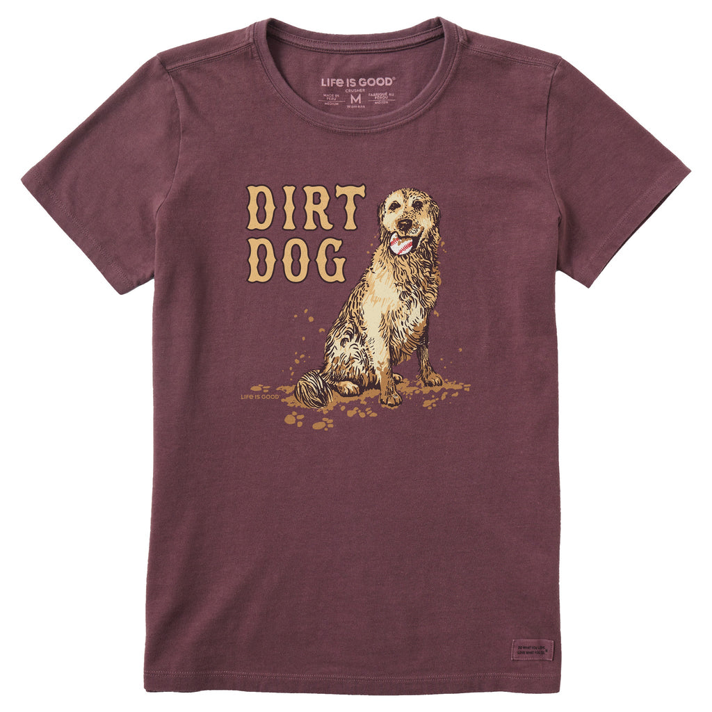 Women's Dirt Dog Baseball Short Sleeve Crusher Tee product image 1