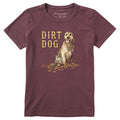 Women's Dirt Dog Baseball Short Sleeve Crusher Tee product image 1