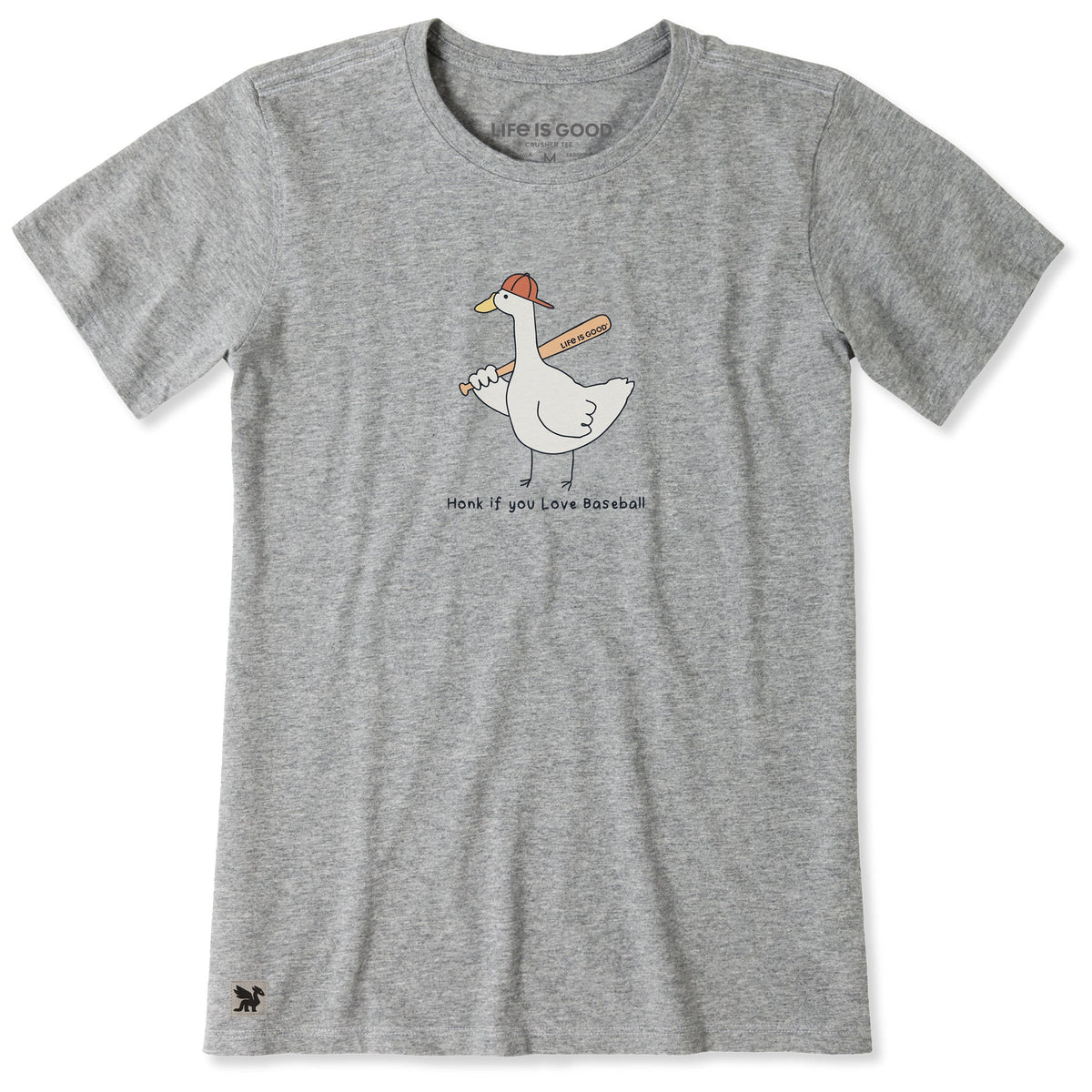 Women's Honk if You Love Baseball Short Sleeve Crusher Tee