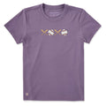Women's XOXO Baseball Short Sleeve Crusher Tee product image 1