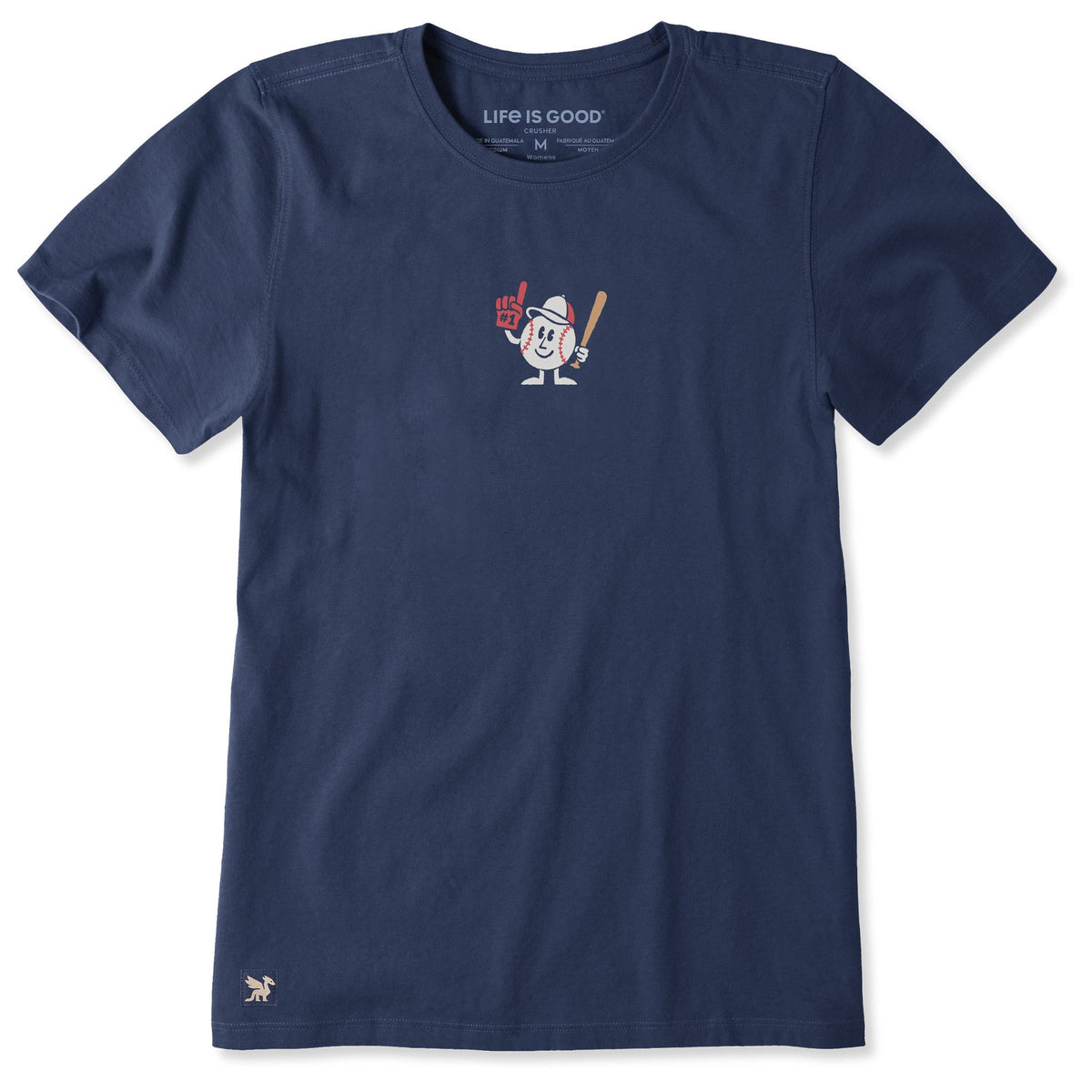 Women's #1 Baseball Guy Short Sleeve Crusher Tee product image 1