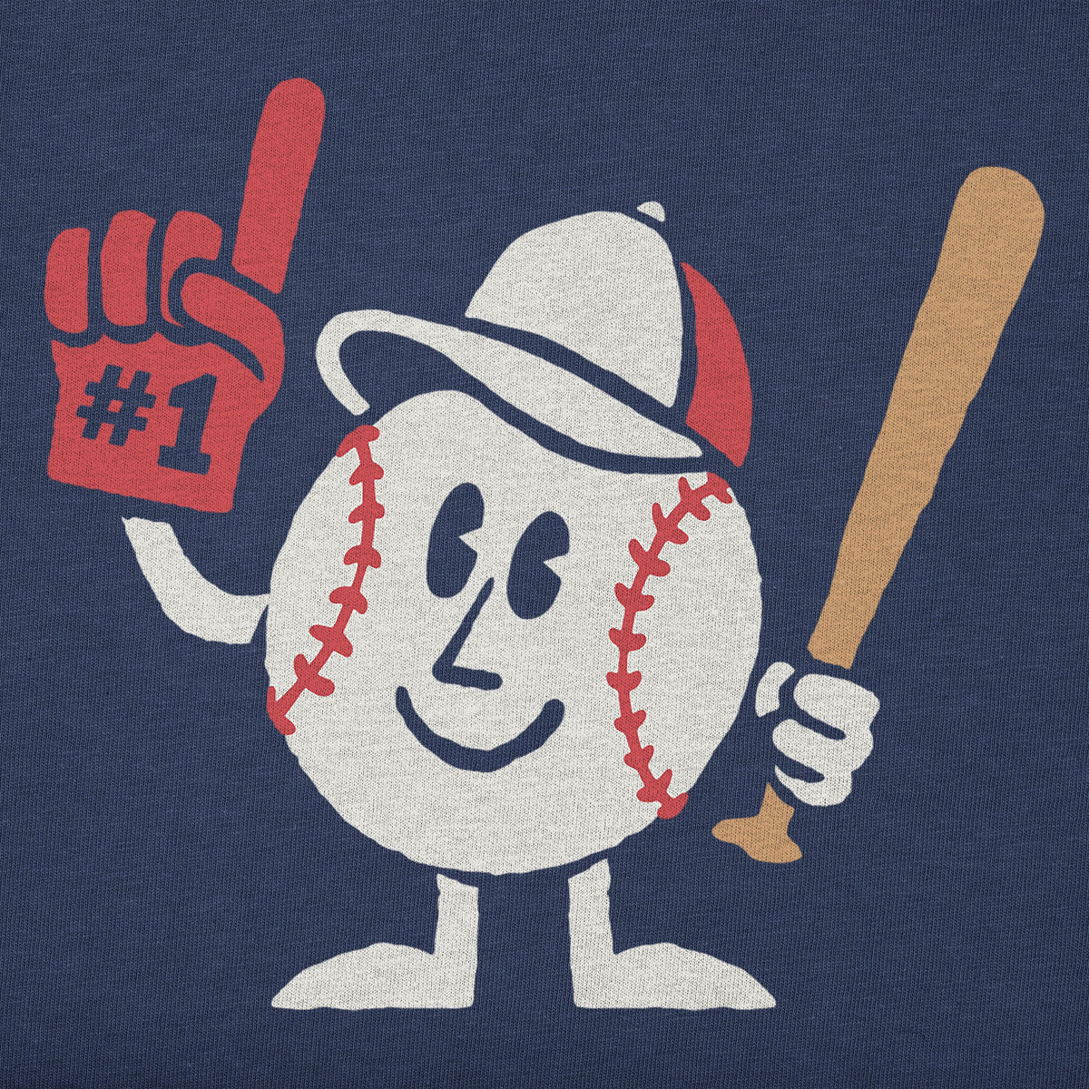 Women's #1 Baseball Guy Short Sleeve Crusher Tee product image 2