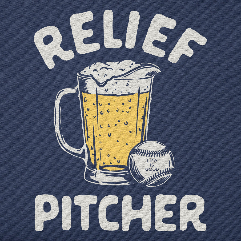 Women's Relief Pitcher Baseball Short Sleeve Crusher Tee