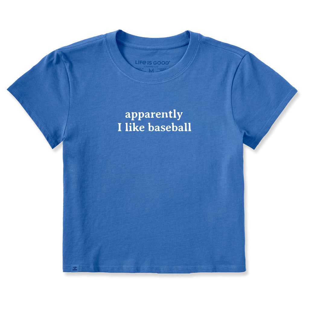 Women's Apparently I Like Baseball Crusher-LITE Shrunken Tee product image 1