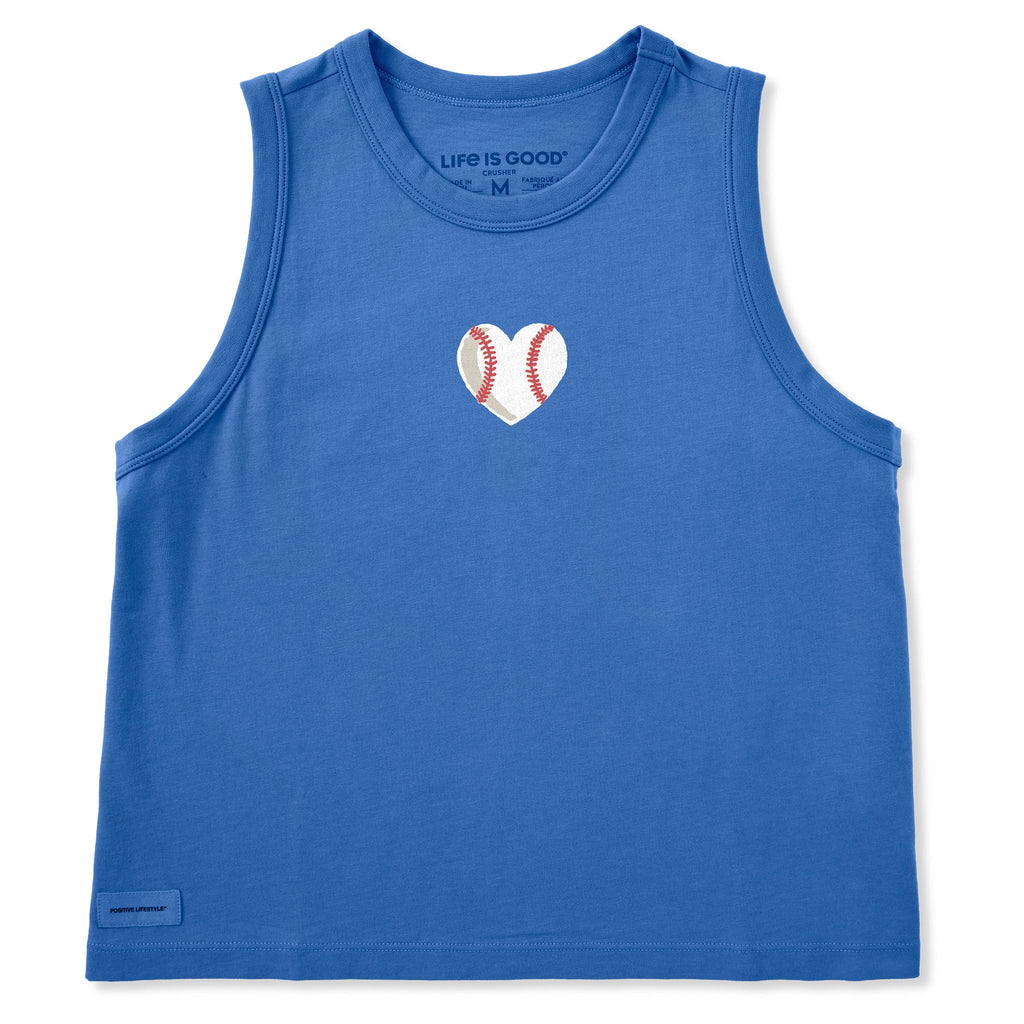 Women's Baseball Heart Crusher Boxy Tank product image 1