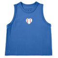 Women's Baseball Heart Crusher Boxy Tank product image 1