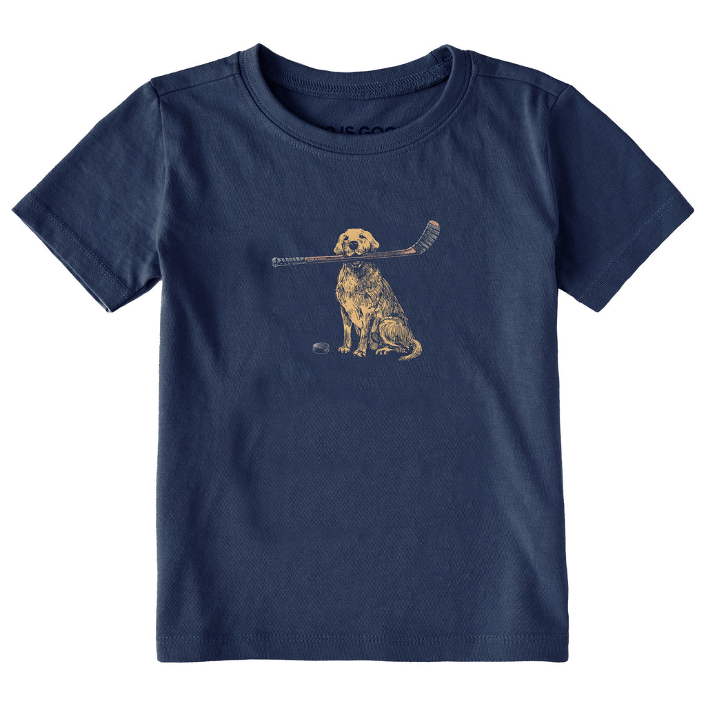 Toddler Golden Hockey Short Sleeve Crusher Tee product image 1