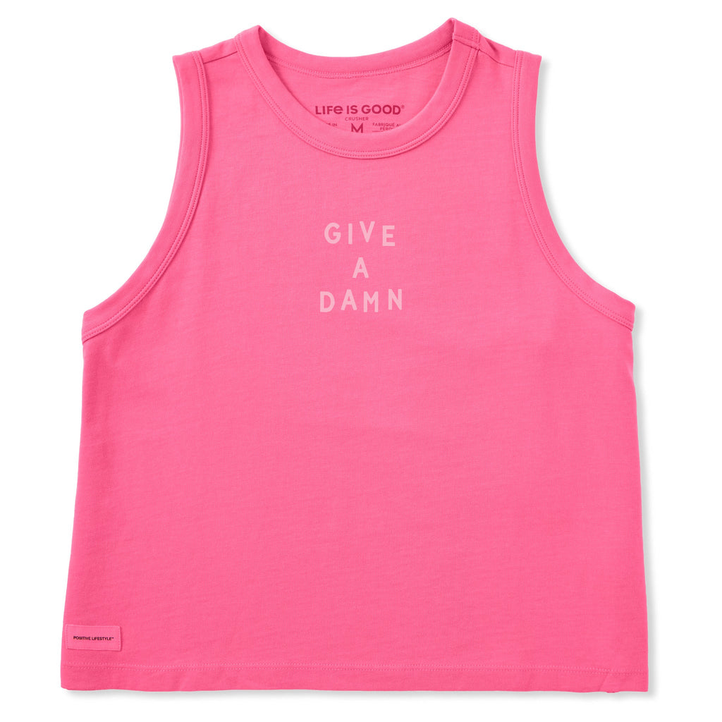 Women's Give a Damn Crusher Boxy Tank product image 1