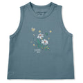 Women's Dreamy Shine On Daisies Crusher Boxy Tank product image 1
