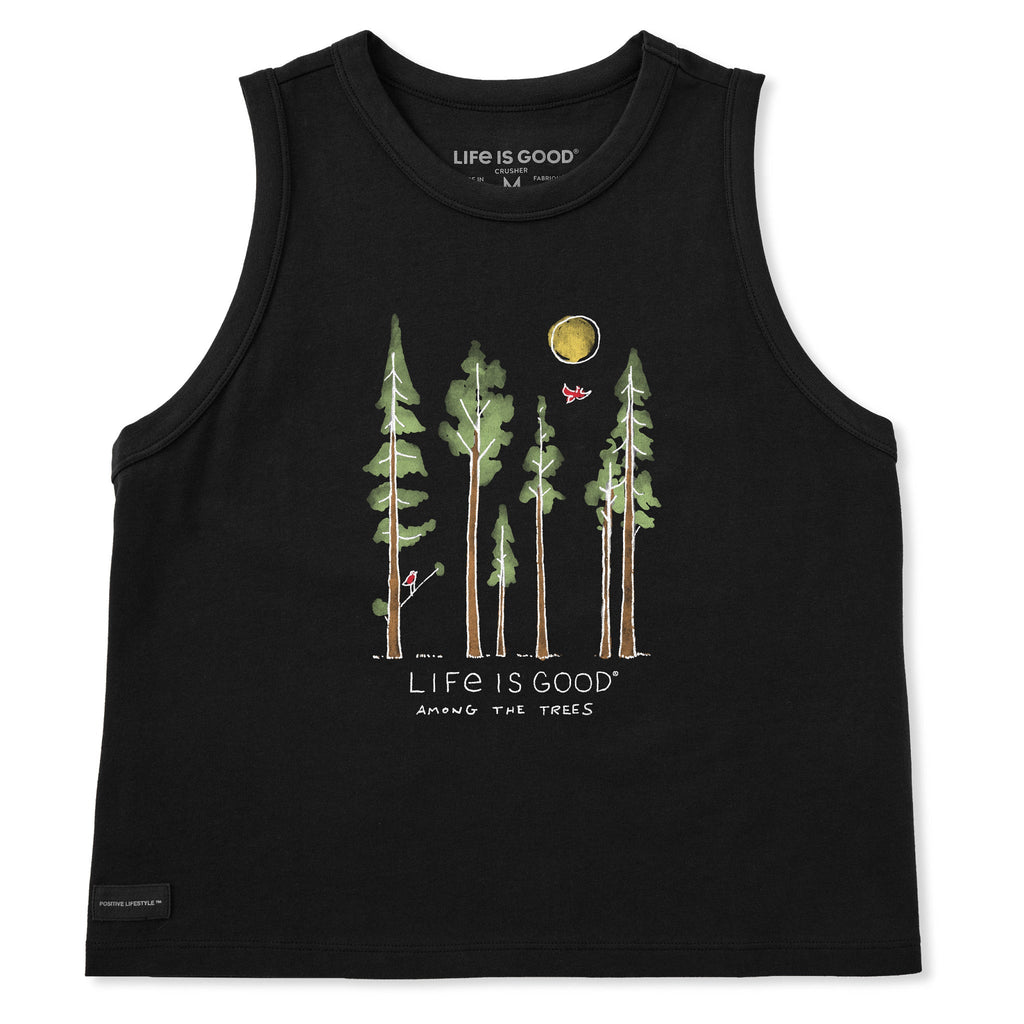 Women's Life is Good Among the Trees Crusher Boxy Tank product image 1