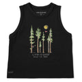 Women's Life is Good Among the Trees Crusher Boxy Tank product image 1