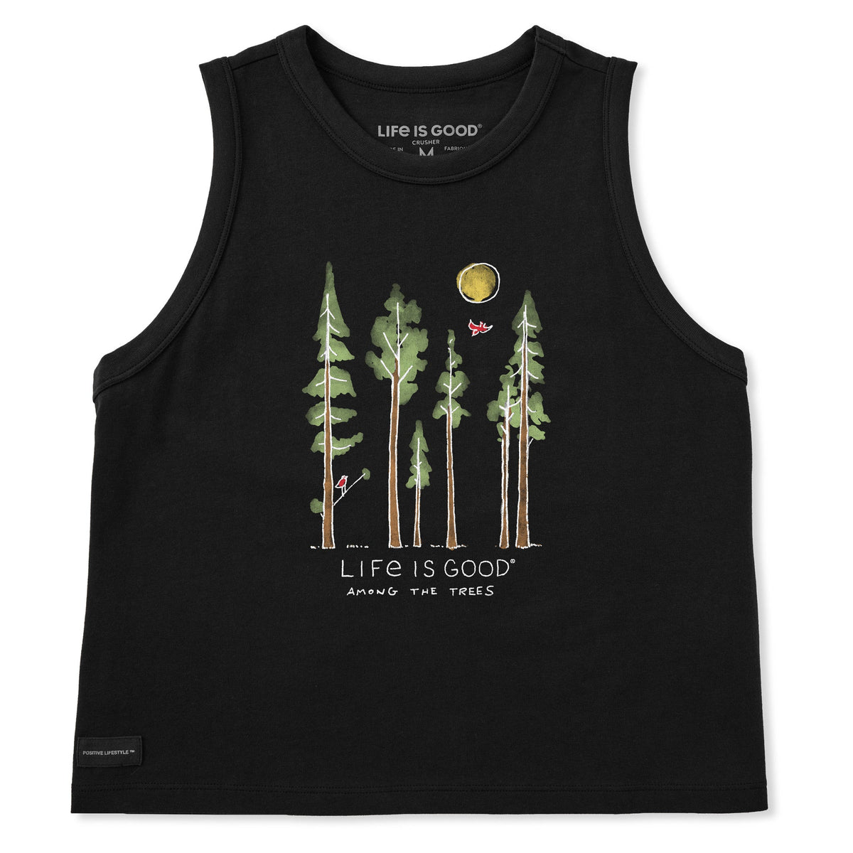Women's Life is Good Among the Trees Crusher Boxy Tank product image 1