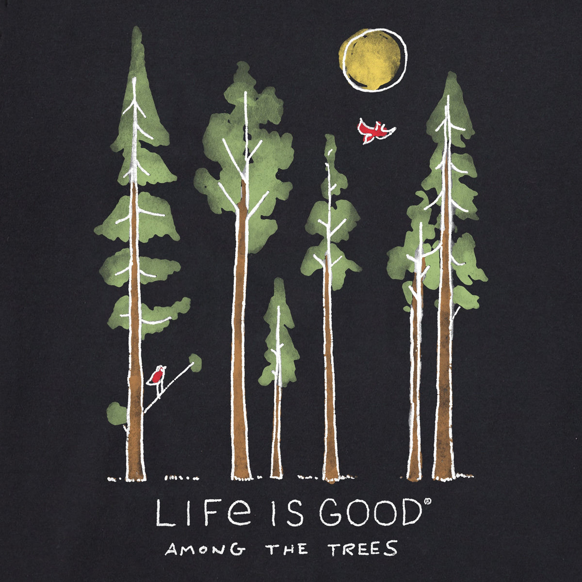 Women's Life is Good Among the Trees Crusher Boxy Tank product image 2