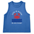 Women's Crafty Be Less Crabby Geometric Crusher Boxy Tank product image 1