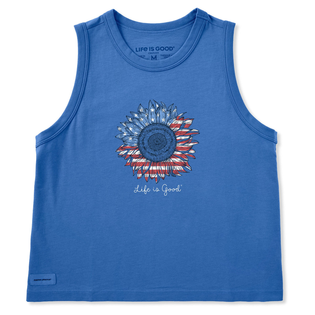 Women's American Sunflower Crusher Boxy Tank product image 1
