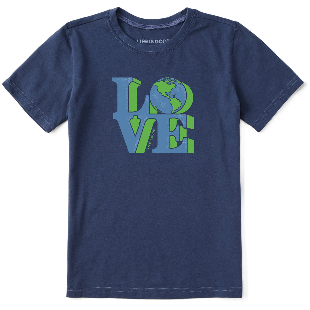 Kids Love Globe Short Sleeve Crusher Tee product image 1