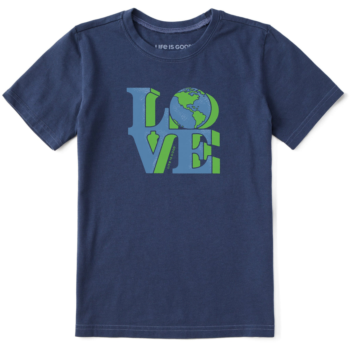 Kids Love Globe Short Sleeve Crusher Tee product image 1