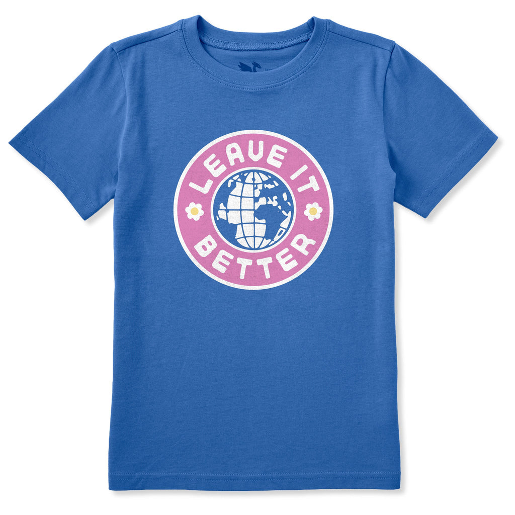 Kids Leave it Better Earth Short Sleeve Crusher Tee product image 1
