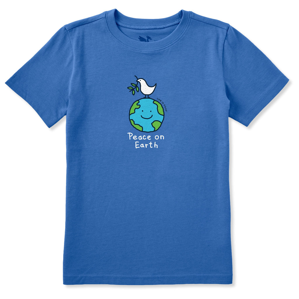 Kids Peace on Earth Globe Short Sleeve Crusher Tee product image 1