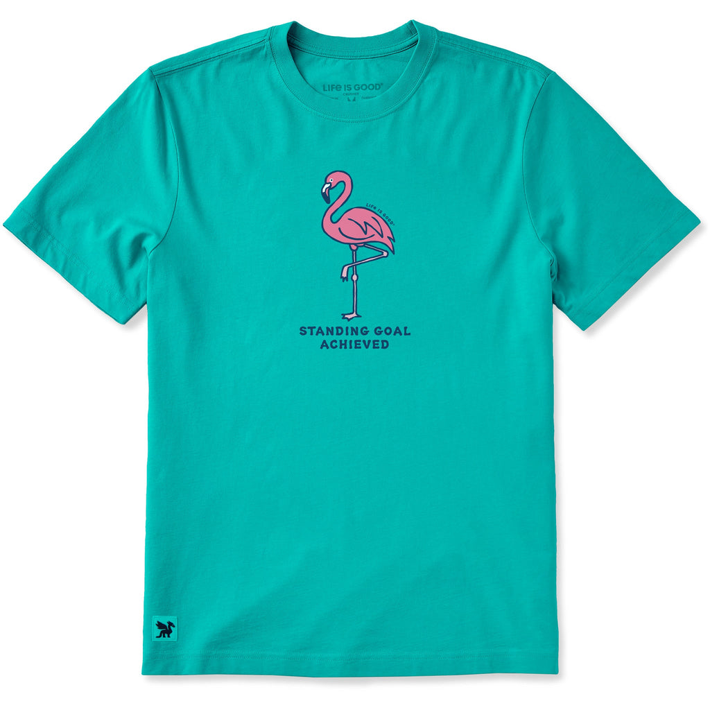 Men's Flamingo Standing Goal Achieved Short Sleeve Crusher product image 1