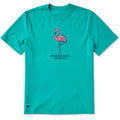 Men's Flamingo Standing Goal Achieved Short Sleeve Crusher product image 1