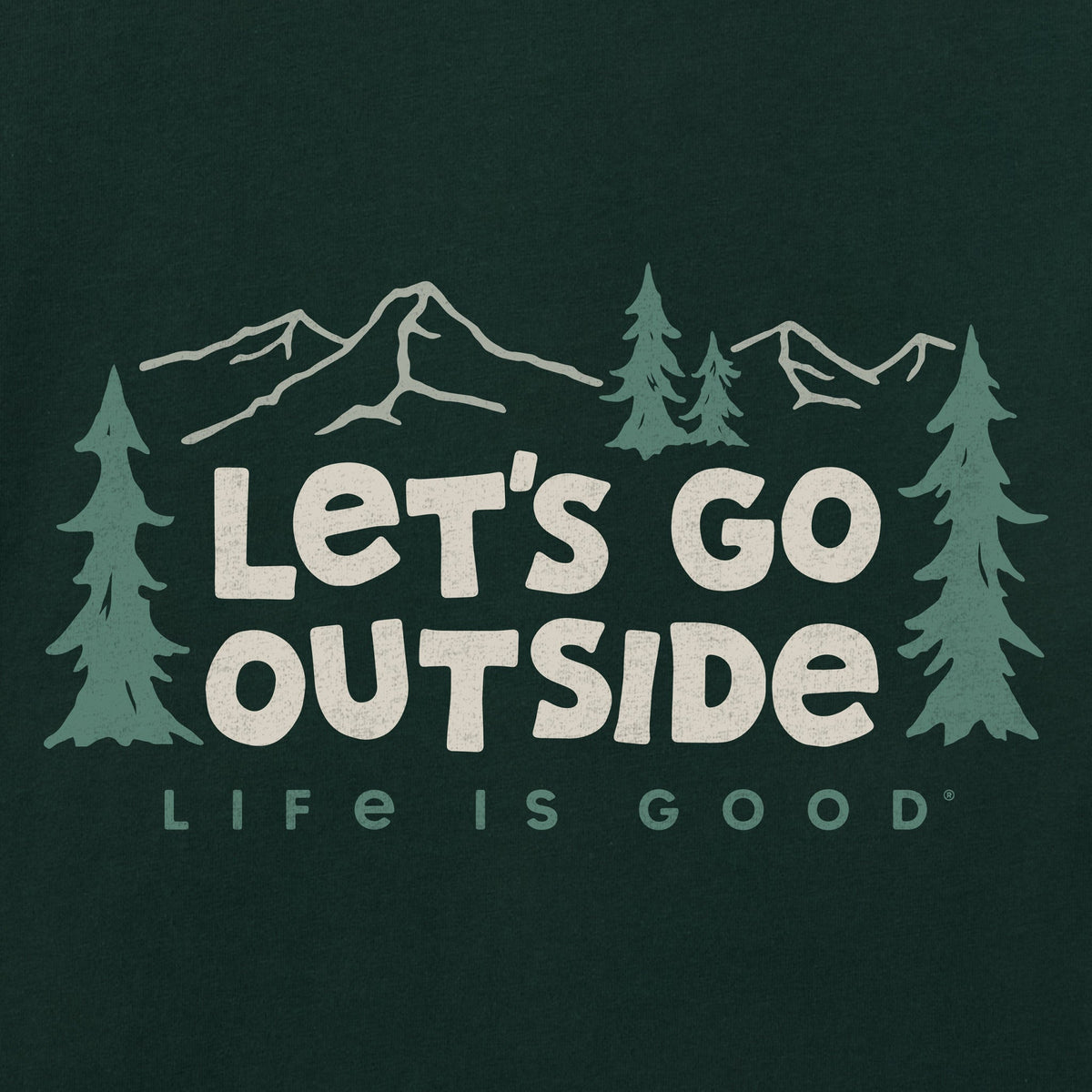 Men's Let's Go Outside Mountain Short Sleeve Crusher Tee product image 2