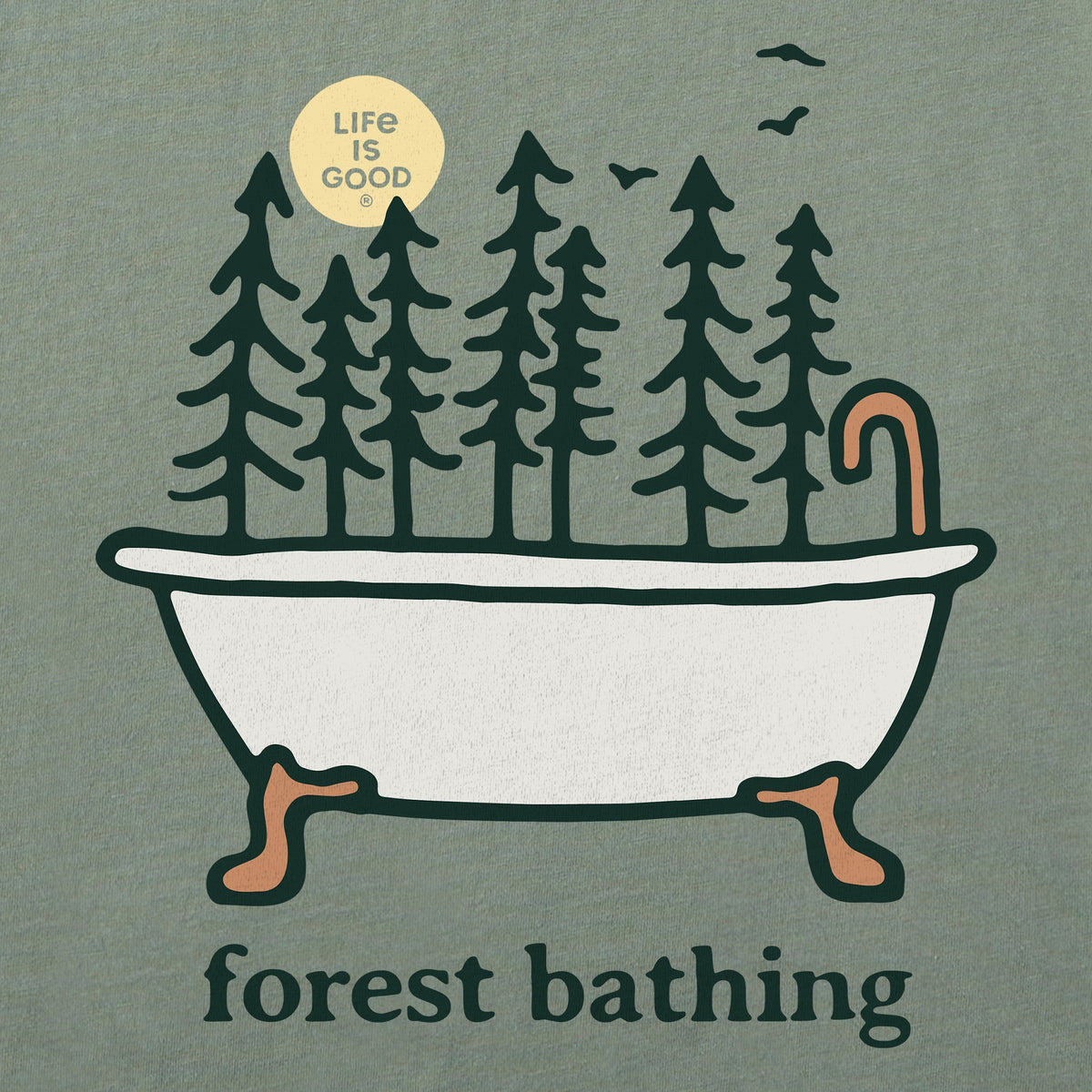 Men's Forest Bathing Short Sleeve Crusher Tee product image 2