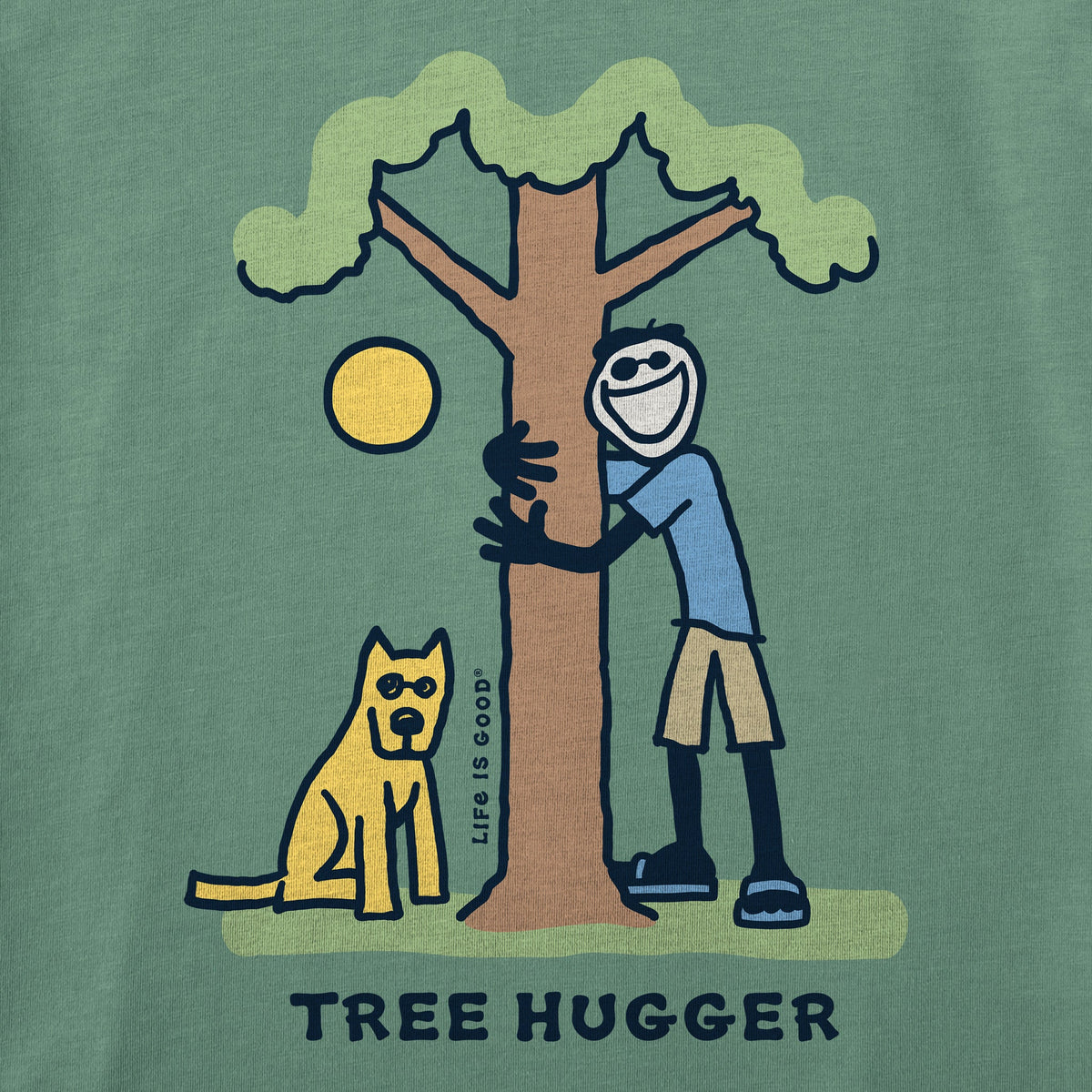 Men's Jake and Rocket Tree Hug Short Sleeve Crusher Tee product image 2
