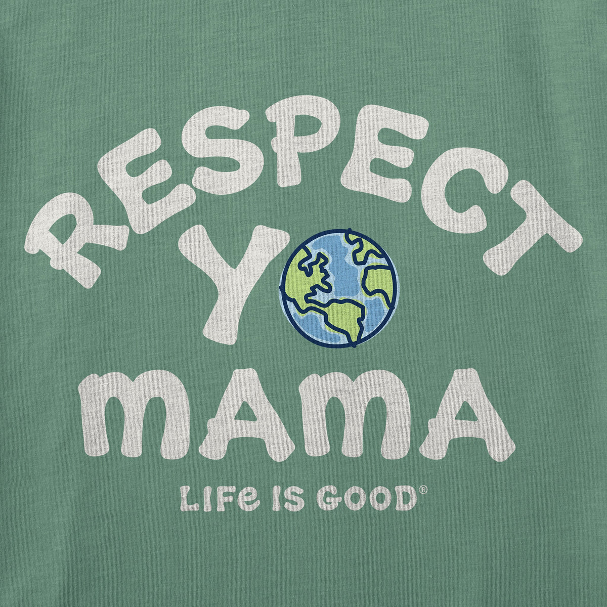 Men's Respect Yo Mama Earth Short Sleeve Crusher Tee product image 2