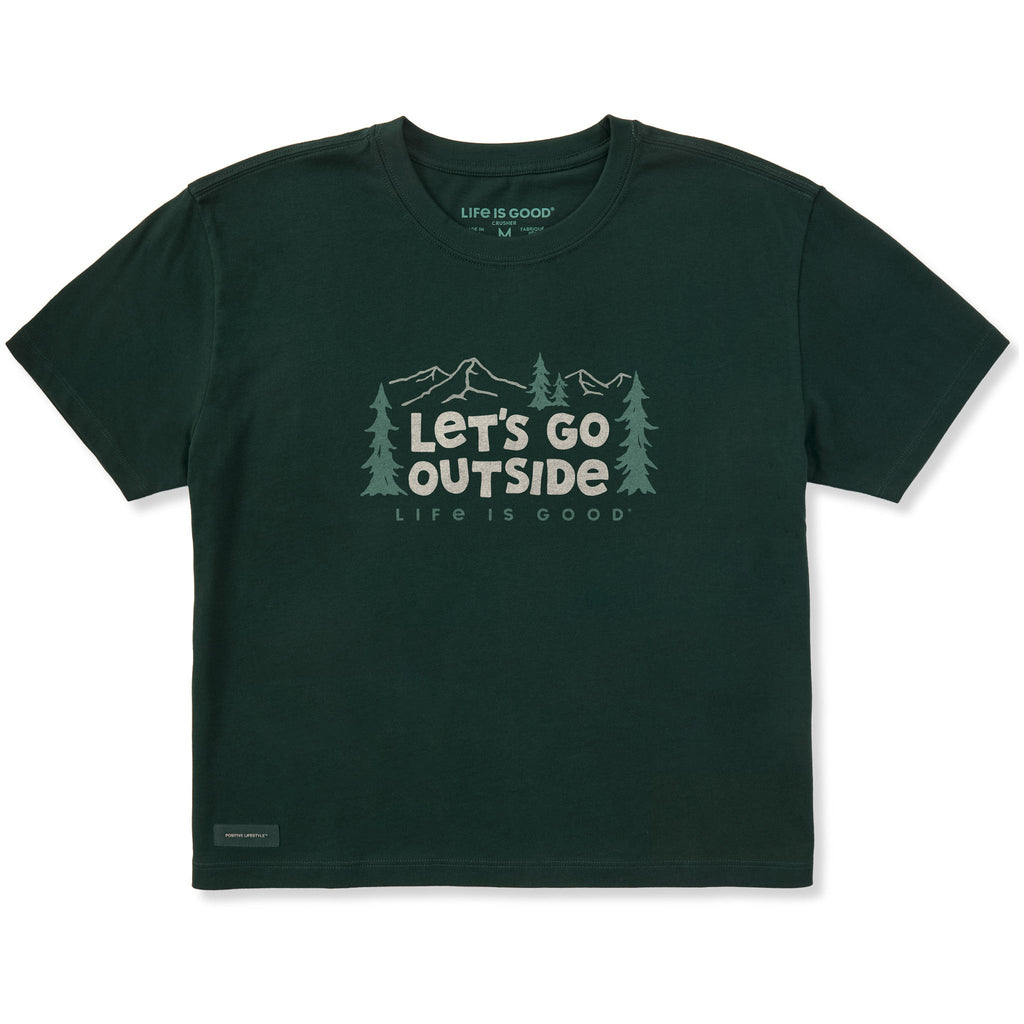Women's Let's Go Outside Mountain Short Sleeve Crusher Boxy product image 1