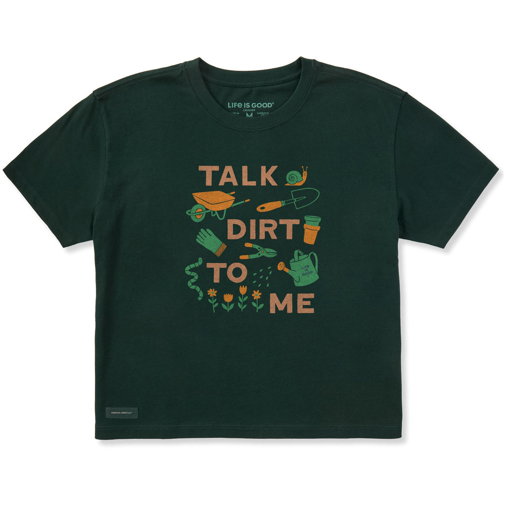 Women's Talk Dirt to Me Short Sleeve Crusher Boxy Tee product image 1