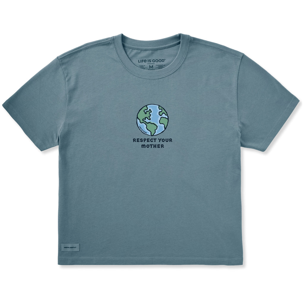 Women's Respect Your Mother Short Sleeve Crusher Boxy Tee product image 1