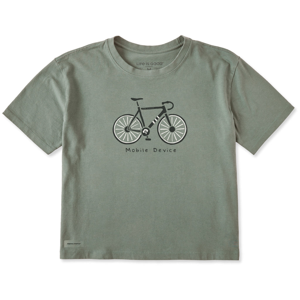 Women's Bike Mobile Device Short Sleeve Crusher Boxy Tee product image 1