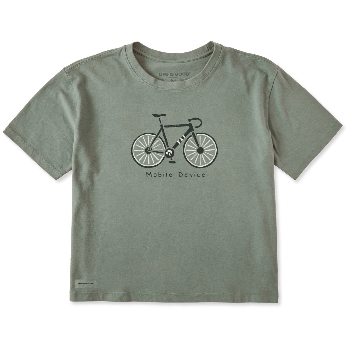 Women's Bike Mobile Device Short Sleeve Crusher Boxy Tee product image 1