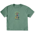 Women's Jake and Rocket Tree Hug Short Sleeve Crusher Boxy product image 1