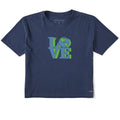 Women's Love Globe Short Sleeve Crusher Boxy Tee product image 1