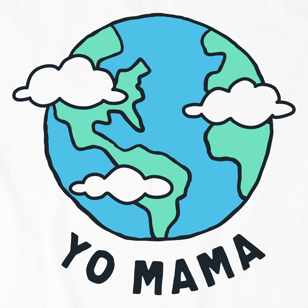Women's Yo Mama Earth Short Sleeve Crusher Boxy Tee product image 2
