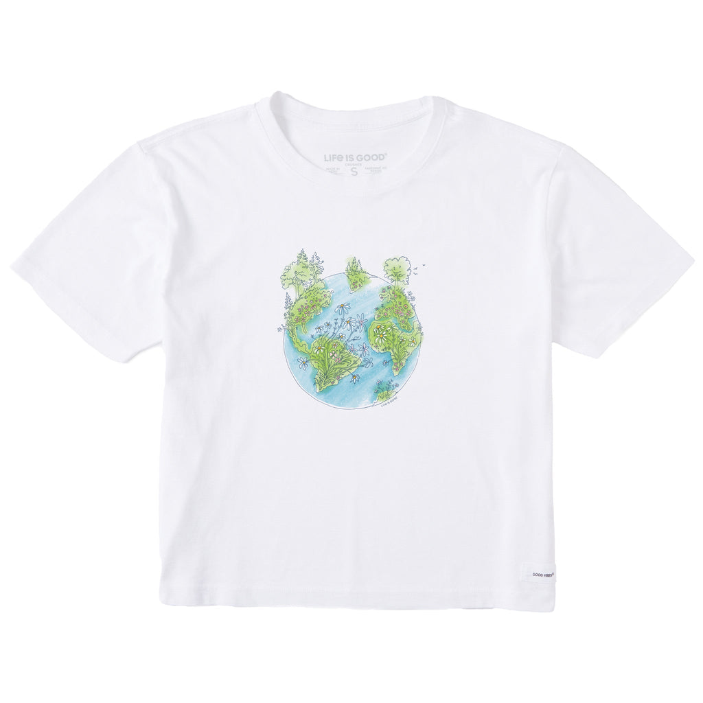 Women's Planet B Short Sleeve Crusher Boxy Tee product image 1