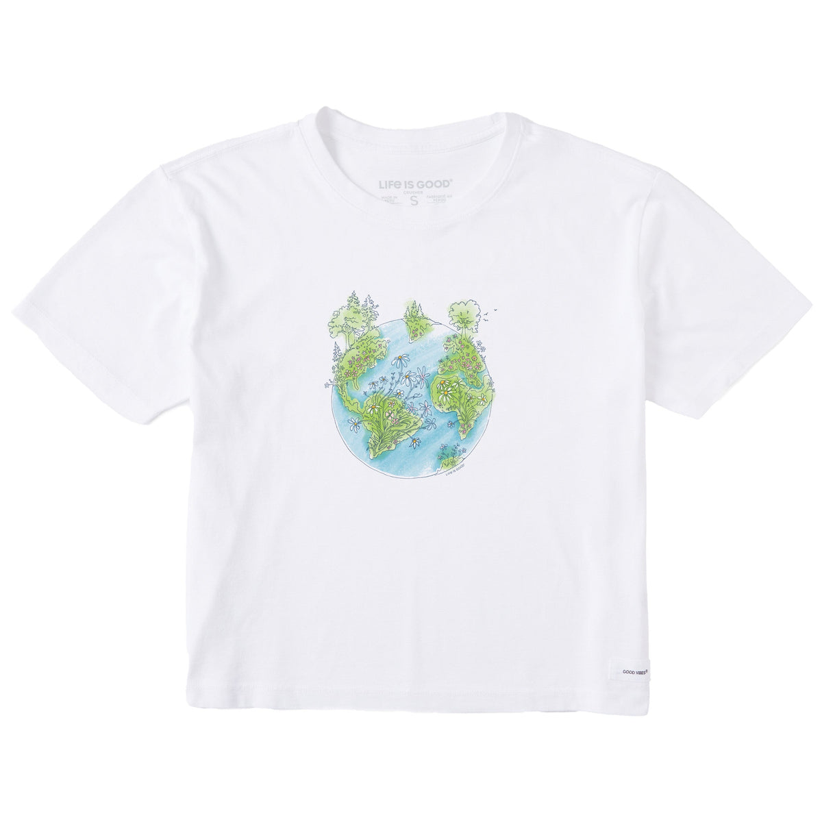 Women's Planet B Short Sleeve Crusher Boxy Tee product image 1