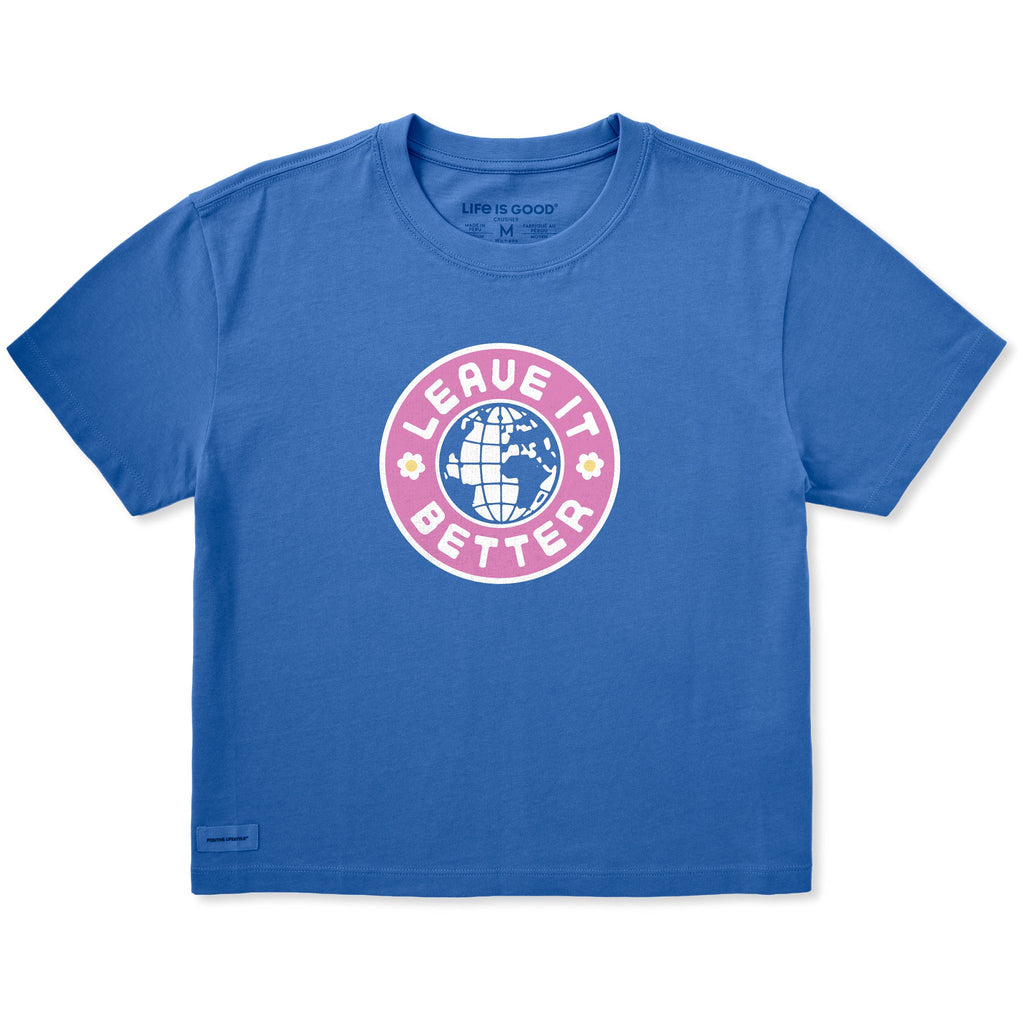 Women's Leave it Better Earth Short Sleeve Crusher Boxy Tee product image 1