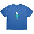 Women's Peace on Earth Globe Short Sleeve Crusher Boxy Tee product image 1