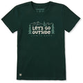 Women's Let's Go Outside Mountain Short Sleeve Crusher Tee product image 1