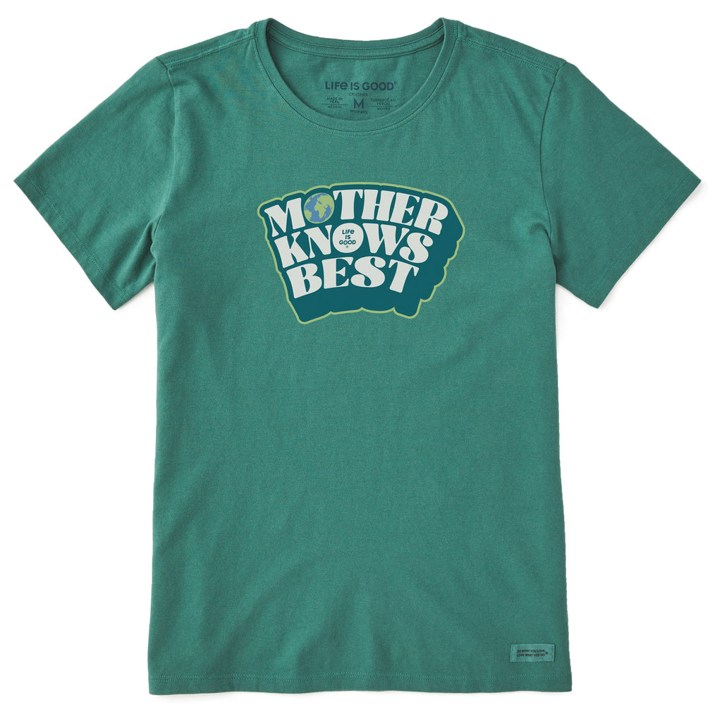 Women's Mother Knows Best Earth Short Sleeve Crusher Tee product image 1