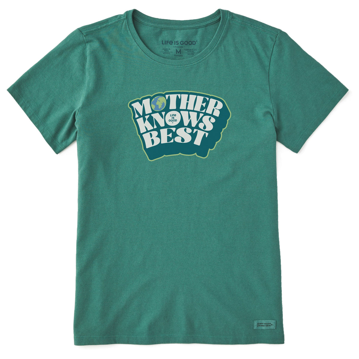 Women's Mother Knows Best Earth Short Sleeve Crusher Tee product image 1