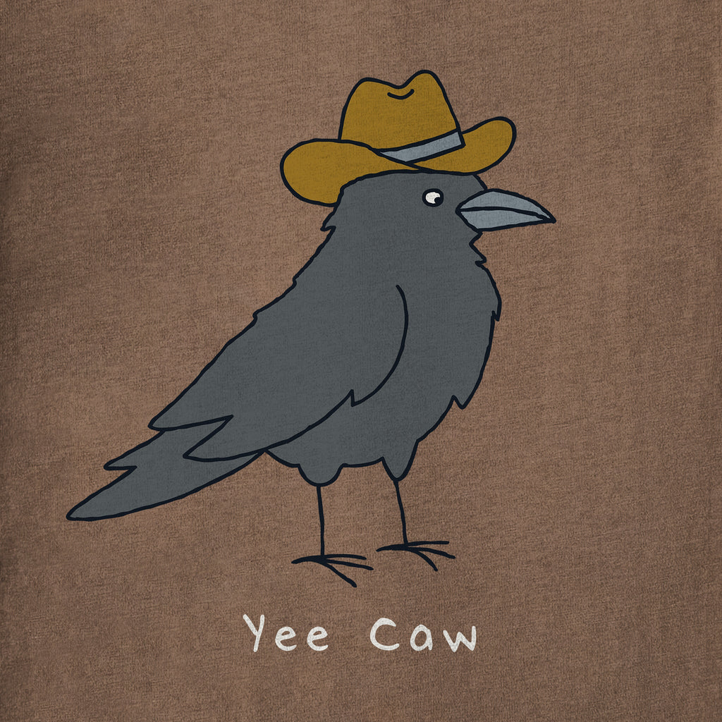 Women's Yee Caw Crow Short Sleeve Crusher Tee