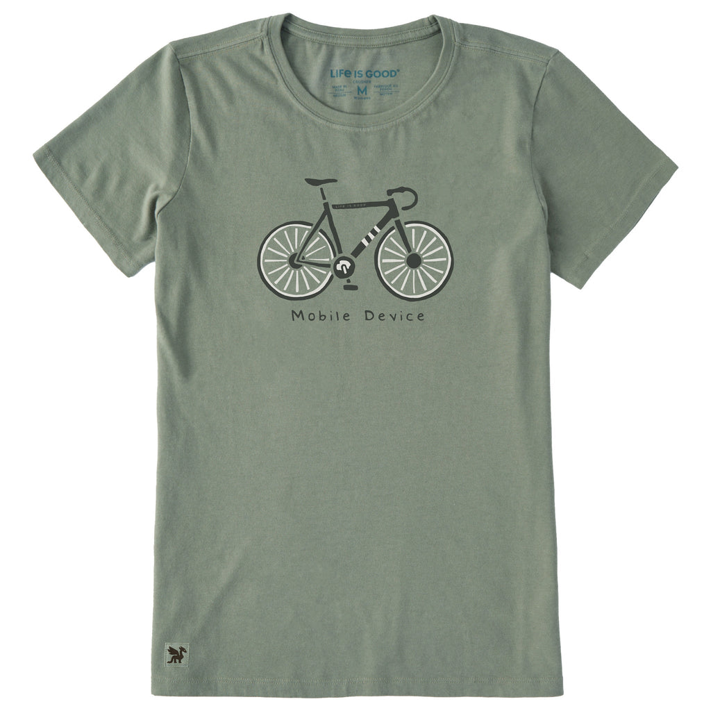 Women's Bike Mobile Device Short Sleeve Crusher Tee product image 1