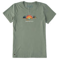 Women's Binge Watcher Beach Vista Short Sleeve Crusher Tee product image 1