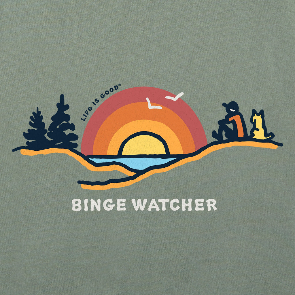Women's Binge Watcher Beach Vista Short Sleeve Crusher Tee product image 2